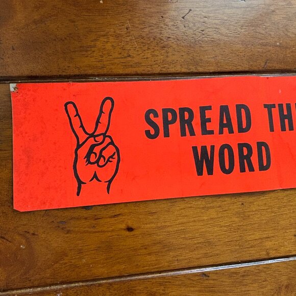 2 Vintage -style Bumper Stickers - Picture 7 of 10